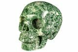 Realistic, Polished Hamine Jasper Skull #151006-2